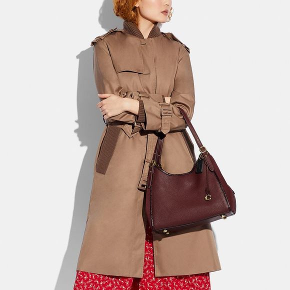 ALMOST PERFECT Coach Lori Shoulder Bag With Snakeskin Detail - Picture 4 of 6